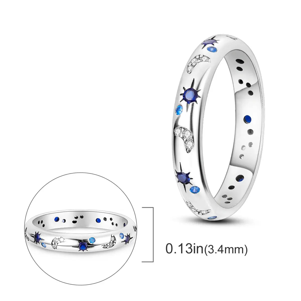 925 Silver Infinite Love Firefly Ring Original Design Zircon Ring For Women High Quality Wedding Jewelry Gift