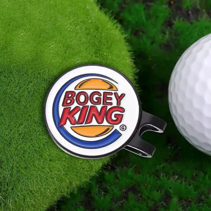Bogey Ball King Magnetic Golf Hat Clip With Ball Marker Cap Clip For Golf Lovers