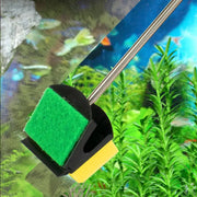 Aquarium Glass Cleaning Brushes And Algae Scraper Set For Fish Tank Stainless Steel Floating Cleaner And Sponge Tools