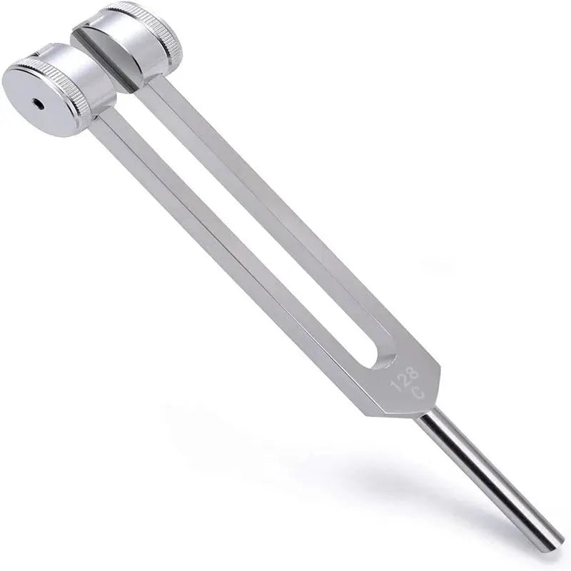 128 Hz Weighted Bio Acoustic Tuning Fork Set For Healing Chakras Sound Therapy Stress Relief