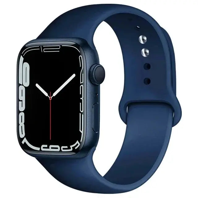 Silicone Band For Apple Watch strap 46mm 44mm 45mm 40mm 41mm 42-38mm 49mm sport bracelet iwatch series 11 10 9 8 7 6 5 SE Ultra3