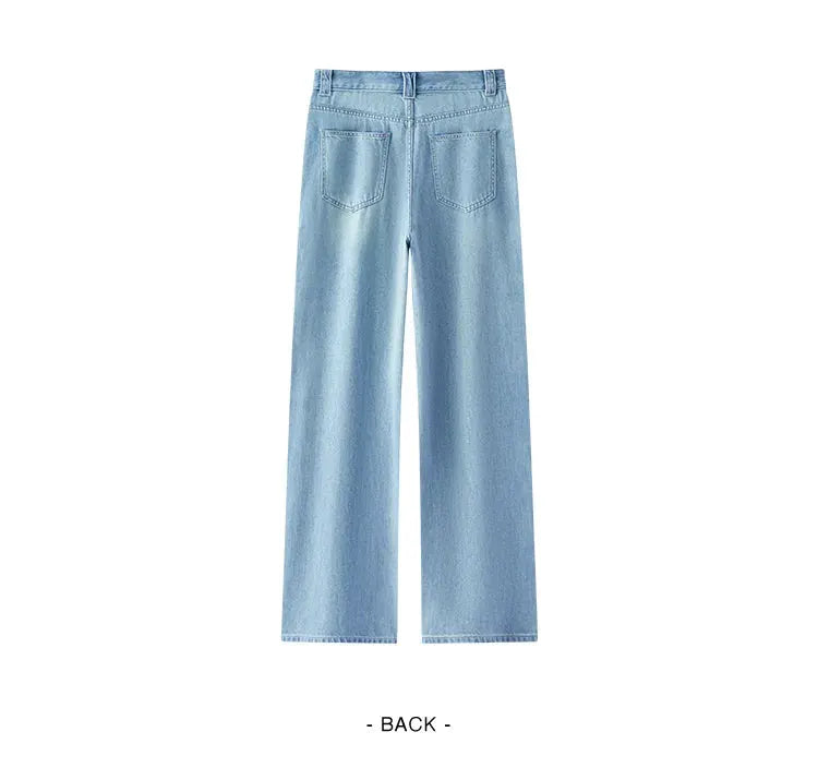 Semir Jeans Women Cool Feeling Wide Leg Floor Length Pants Summer 2025