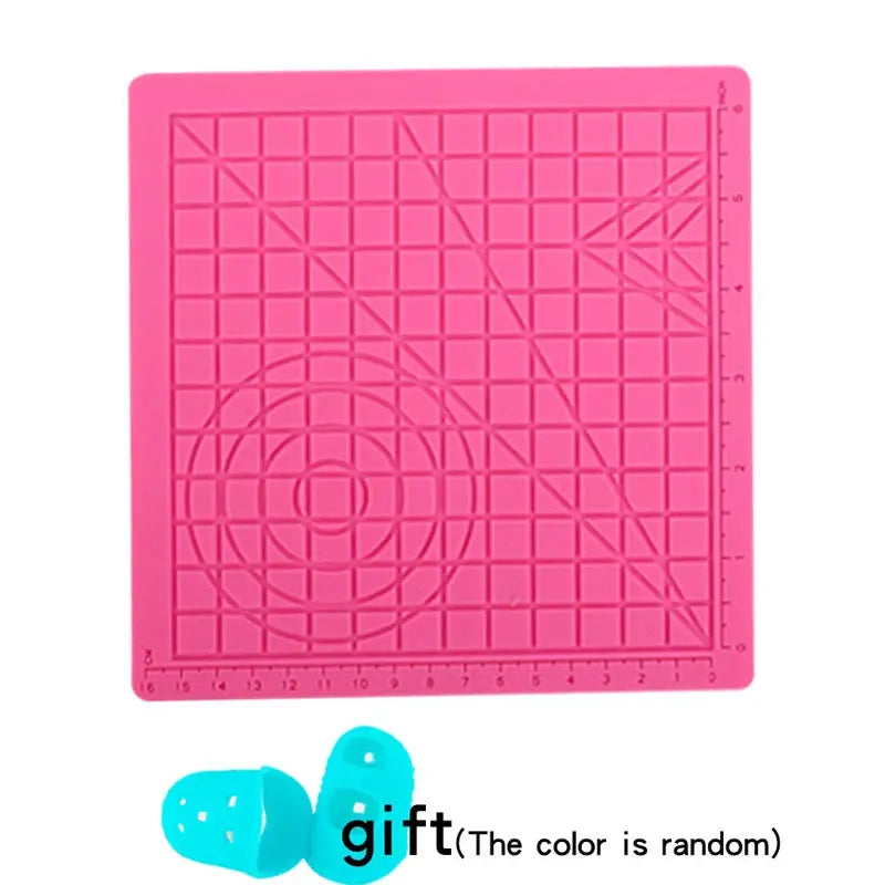 3D Printing Pen Silicone Mat Kit With 2 Finger Protectors For Kids And Adults Drawing Tools Template Pad