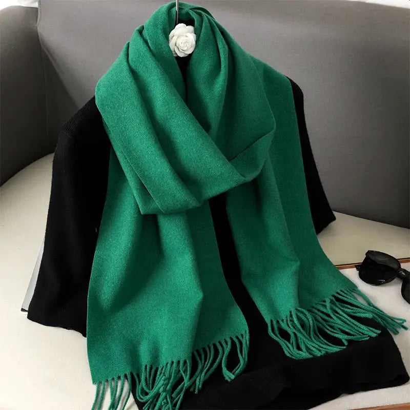 Brand 62 Womens Long Cashmere Blend Winter Scarf Hijab Shawl Wrap For Outdoor Warmth