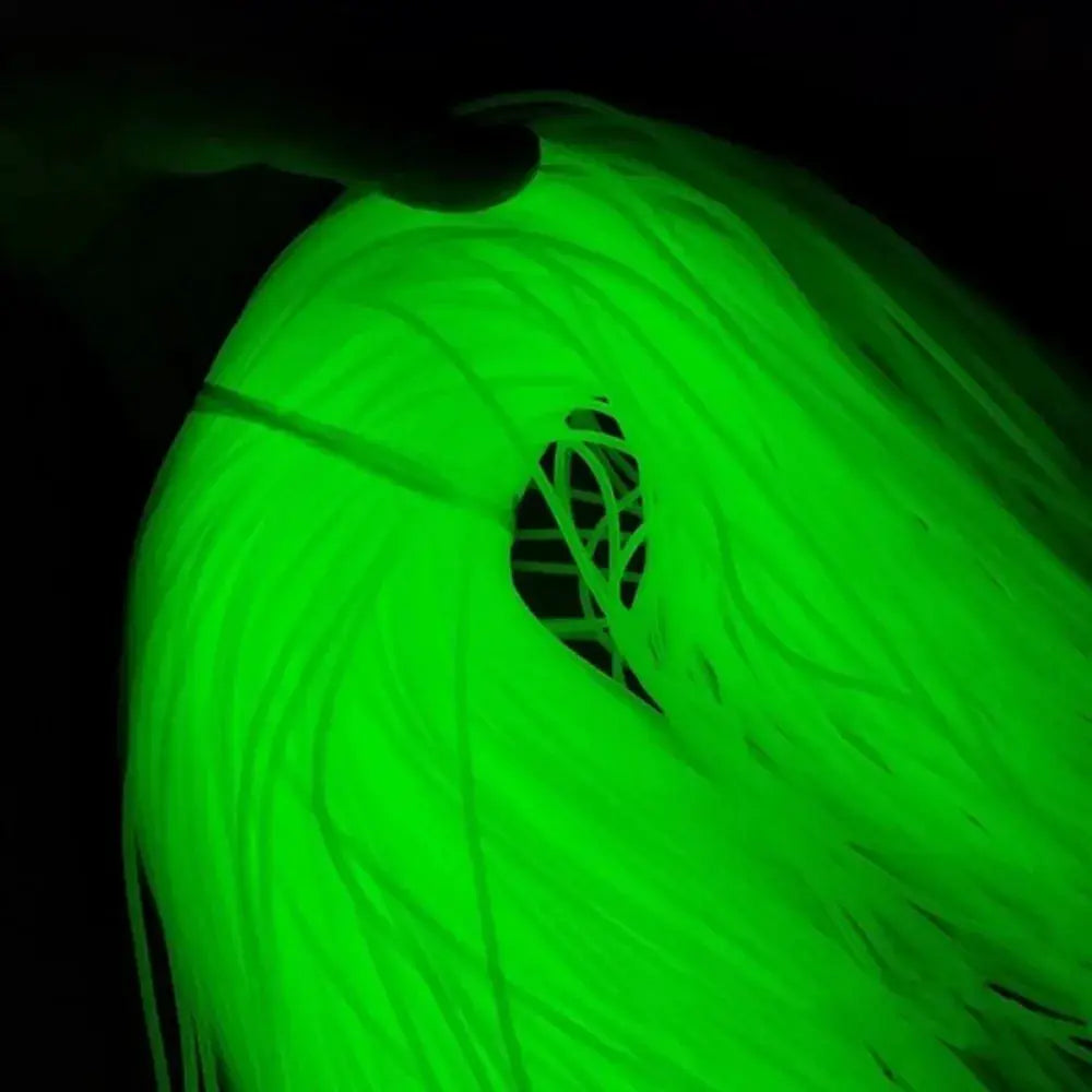 0.8mm 1mm 1.5mm 2mm Luminous Silicone Anti Rig Tube For Deep Sea Fishing Rig Sleeves Tackle Tools
