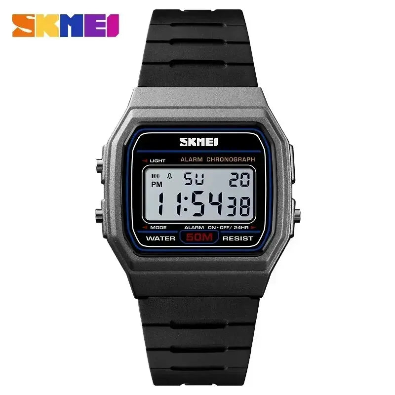 SKMEI 1412 Digital Womens Wristwatch Waterproof With Date And Week Display For Everyday Wear