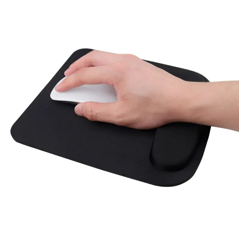 Ashiboogoole Ergonomic EVA Mouse Pad Wrist Rest for Computer and Office Use Solid Color Comfort Mat
