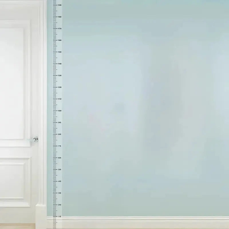 2m Wall Height Measurement Card Durable PC Material Writable Removable Ideal for Room Decor