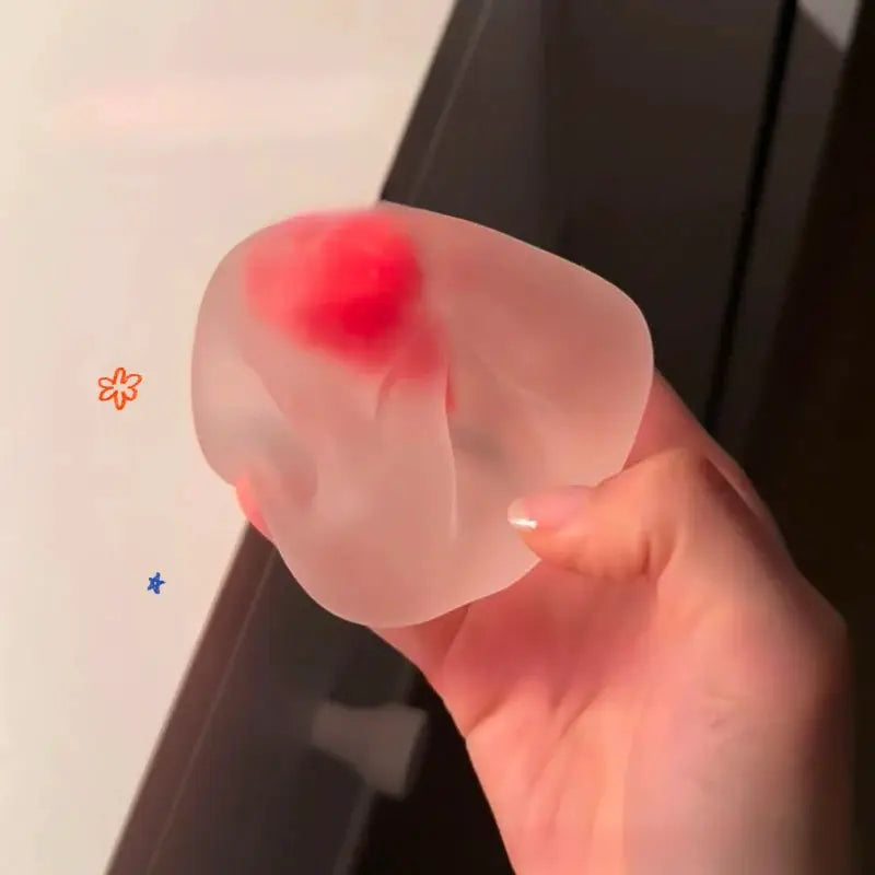 Strawberry Mochi Squeeze Toy For Stress Relief Slow Rebound Fidget Toy Anger Venting And Relaxation