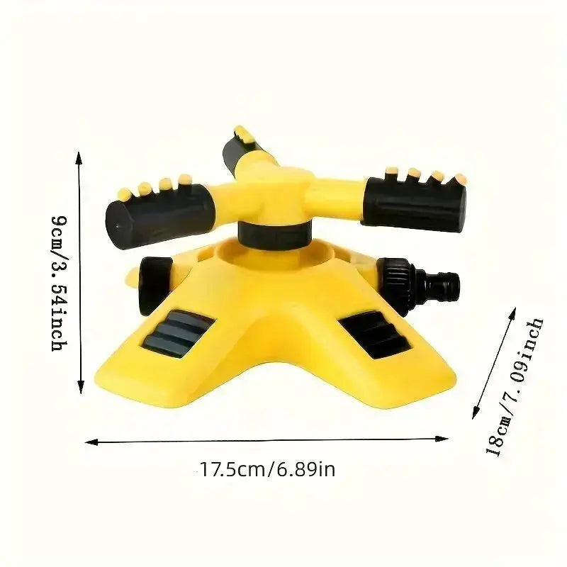 360 Degree Automatic Rotating Sprinkler Head for Nursery and Garden Irrigation Three Way Sprinkler Series