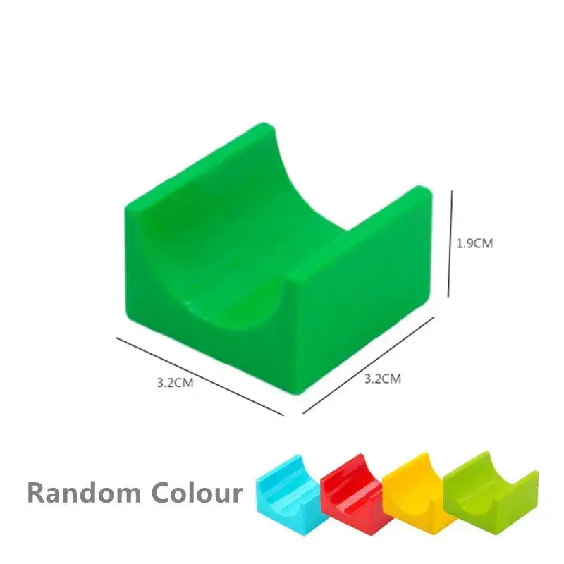Big Size Building Blocks Marble Race Run Maze Educational Toy For Kids With Large Bricks And Ball Chute Giraffe Gift