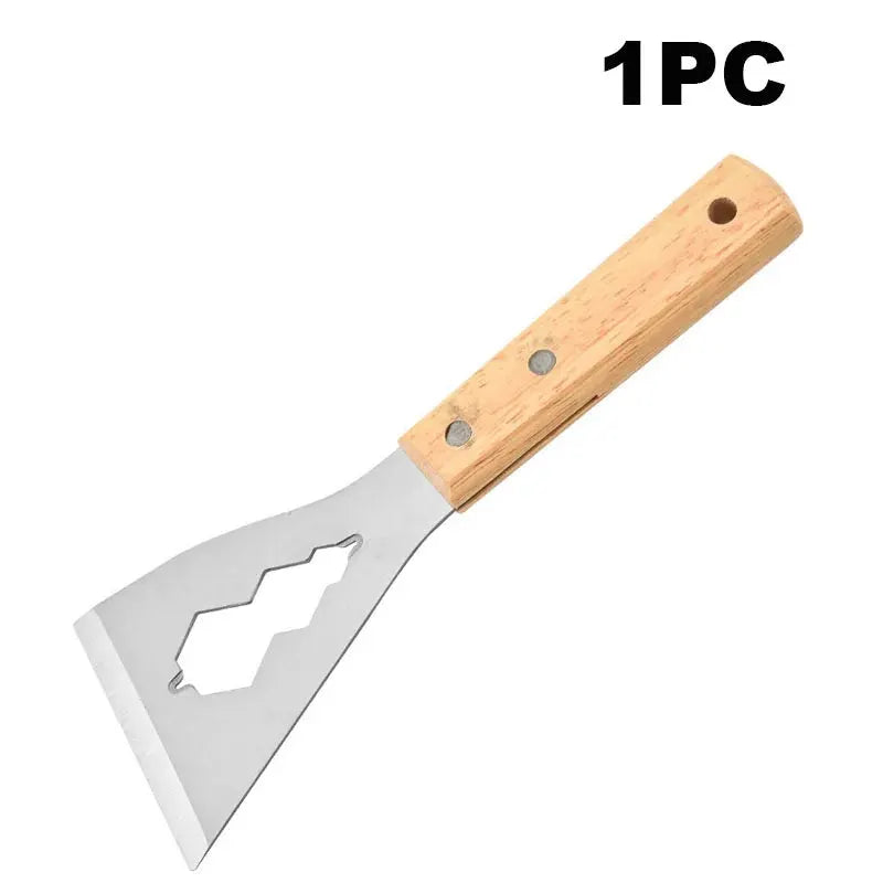 Multifunctional Shovel With Thickened Stainless Steel Construction And Long Ergonomic Handle For Household Dust Scraping