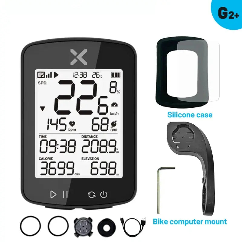 XOSS G2 Plus Wireless GPS Bike Computer For Road And MTB Waterproof Cadence ANT Plus