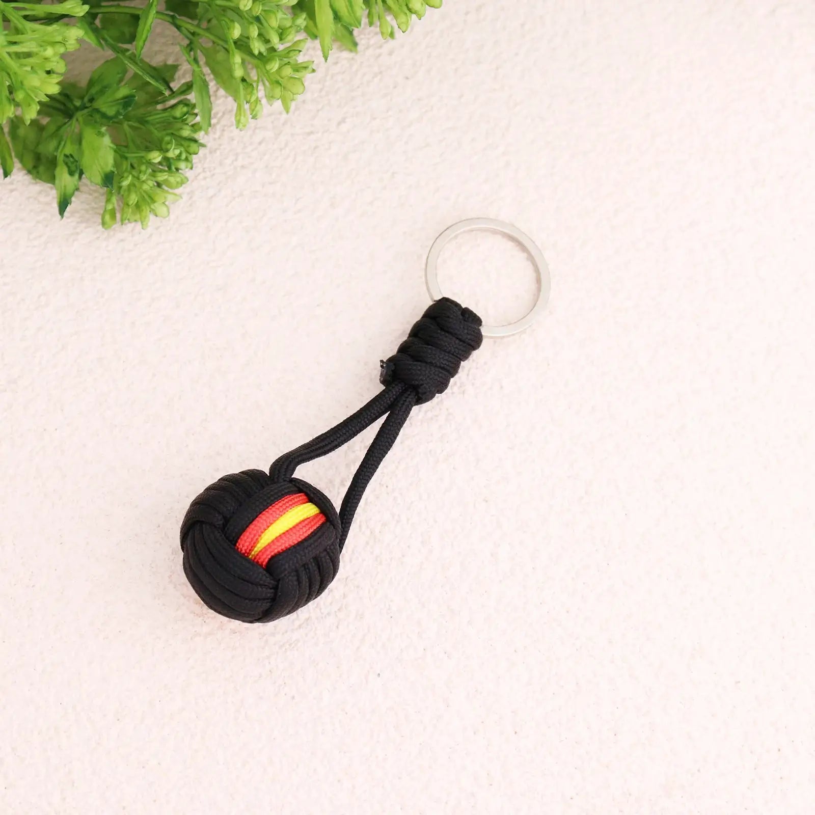Mini Polyester Ball Pendant Keychain Sporty Teen Gift Cute Sphere Accessory For Everyday Use