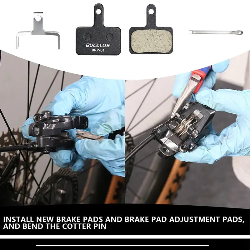 BUCKLOS Resin Disc Brake Pads For Shimano B01S B03S B05S Hydraulic MTB Wear Resistant