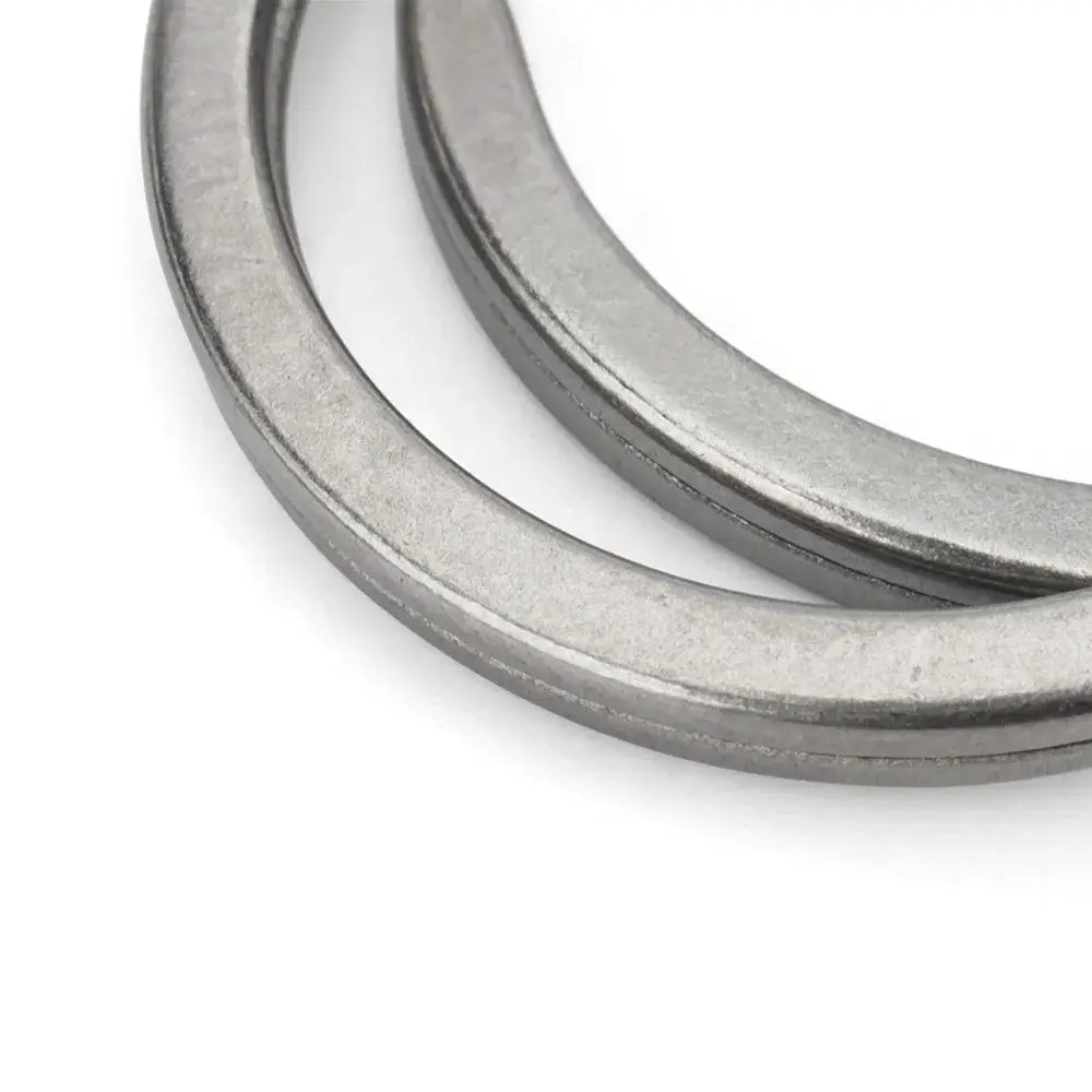 Titanium alloy key rings, 5-pack, 18mm and 30mm sizes, EDC buckle accessories, Simples Market