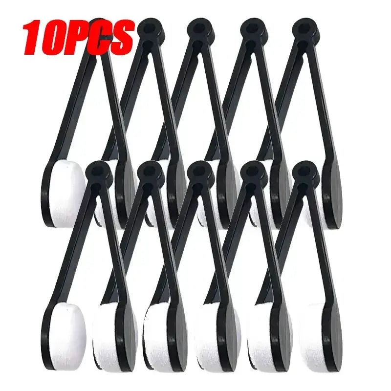 Portable Multifunctional Glasses Cleaning Brushes Microfiber For Eyeglasses Sunglasses Spectacles