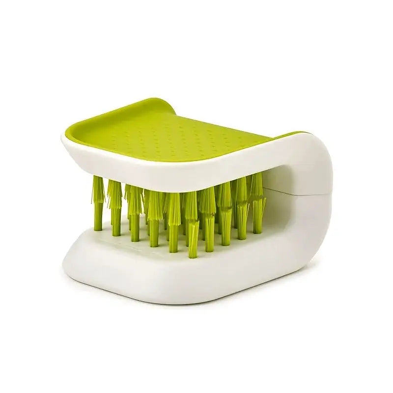 AutoGleam Car Interior Seat Belt Cleaning Brush Dual Sided U Shaped Tray Diamond Sponge Reaches Tight Crevices