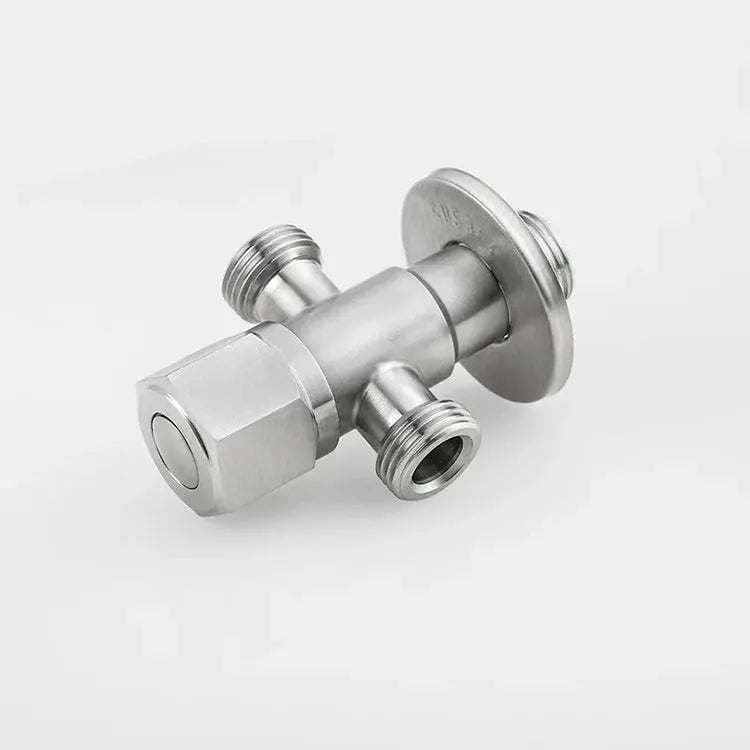 Stainless steel two-way angle valve with G1/2 thread water inlet by Simples Market