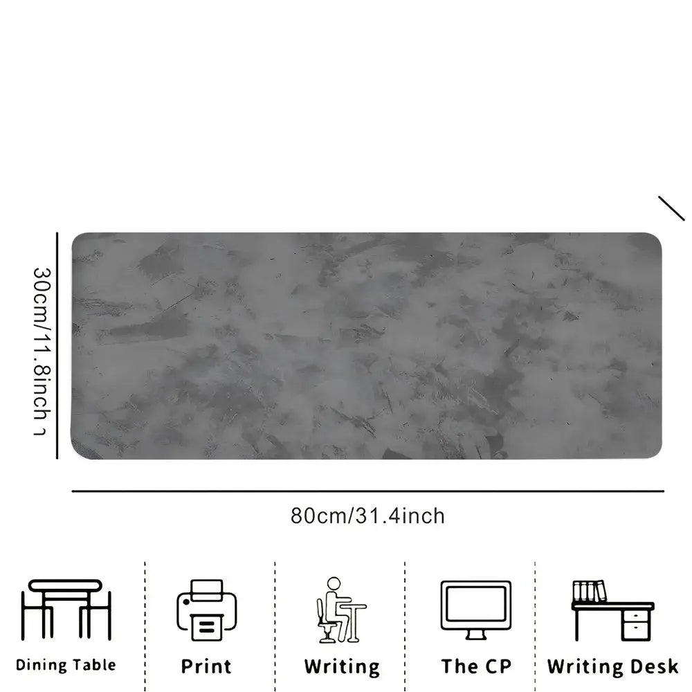 Large Line Texture Mouse Pad With Durable Stitched Edges Non Slip Base For Office Gaming And Study