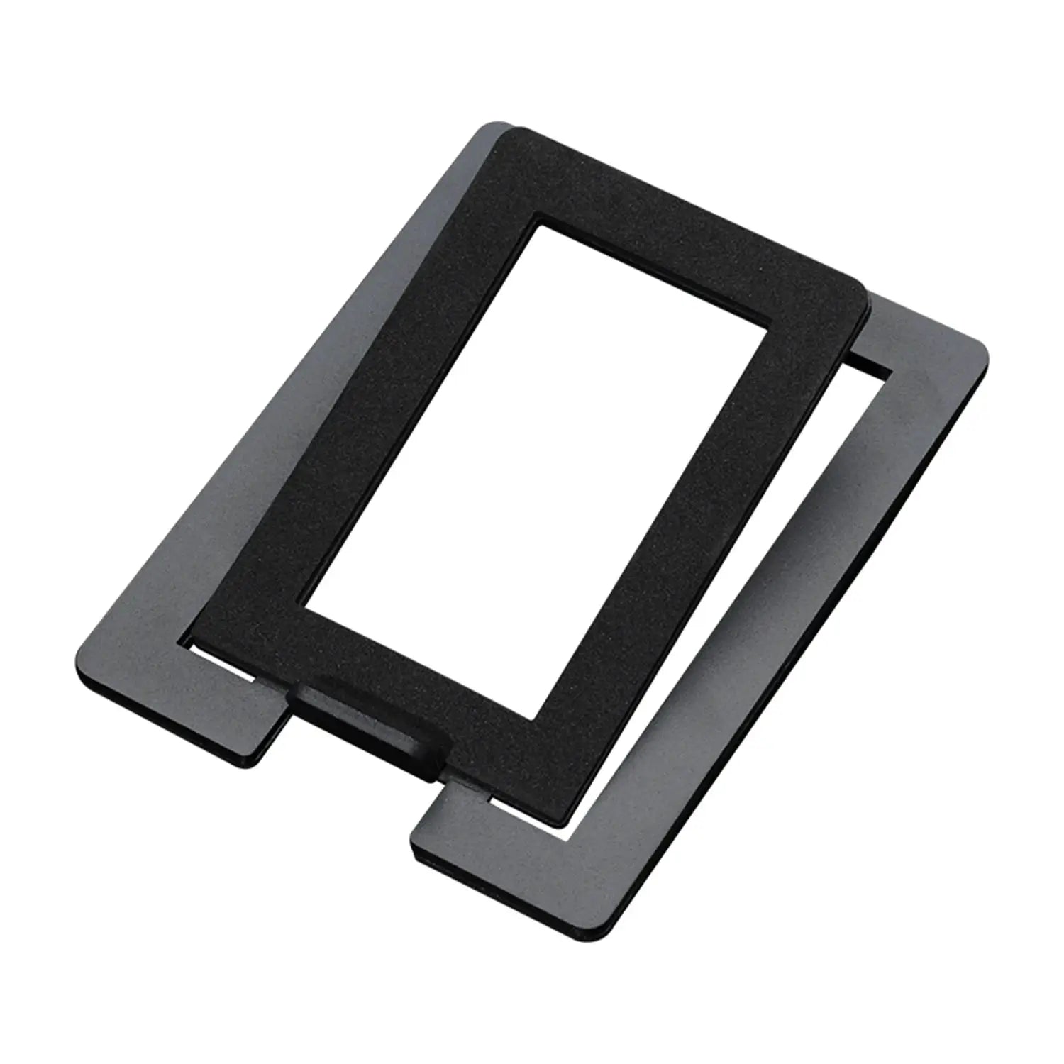 NovaTech Carbon Steel Desktop Speaker Stand With Shock Absorption For Enhanced Sound Quality