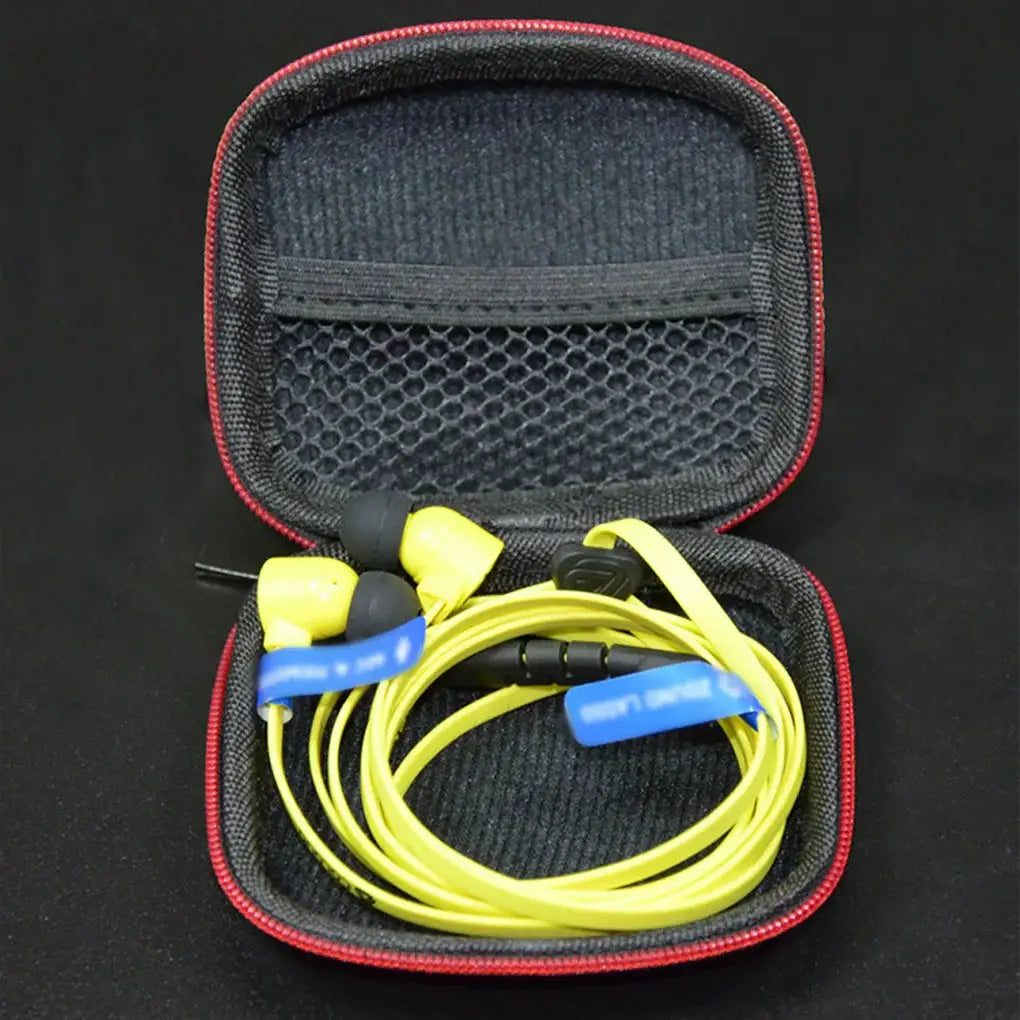 NovaCase Earphone Case Durable Compression Protection For Bluetooth Headsets And Small Earphones On The Go