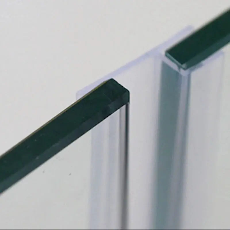 H Shaped Glass Sealing Strip Silicone Weatherstrip For Frameless Shower Doors Windows 6 8 10 12mm Draft Stopper