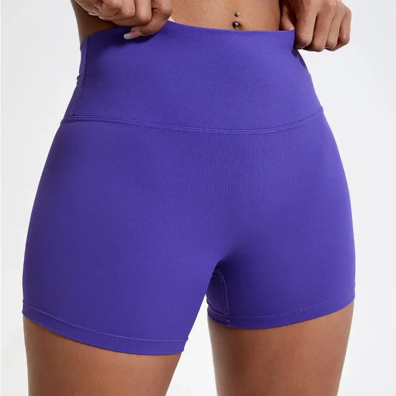 Hearuisavy Womens Running Shorts Compression High Waist Buttock Lift Leggings For Cycling Yoga Breathable Fitness Gear