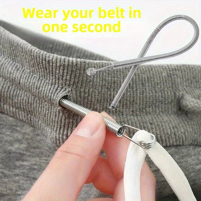 Bendable Spring Drawstring Threader Clip For Pants And Hoodies Flexible DIY Sewing Accessory For Elastic Bands And Cords