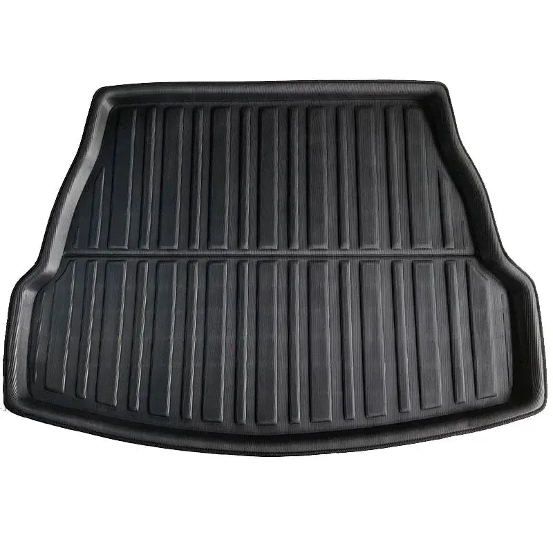 Rear trunk mat for Toyota RAV4 XA50 2020-2025, black waterproof boot floor protector.