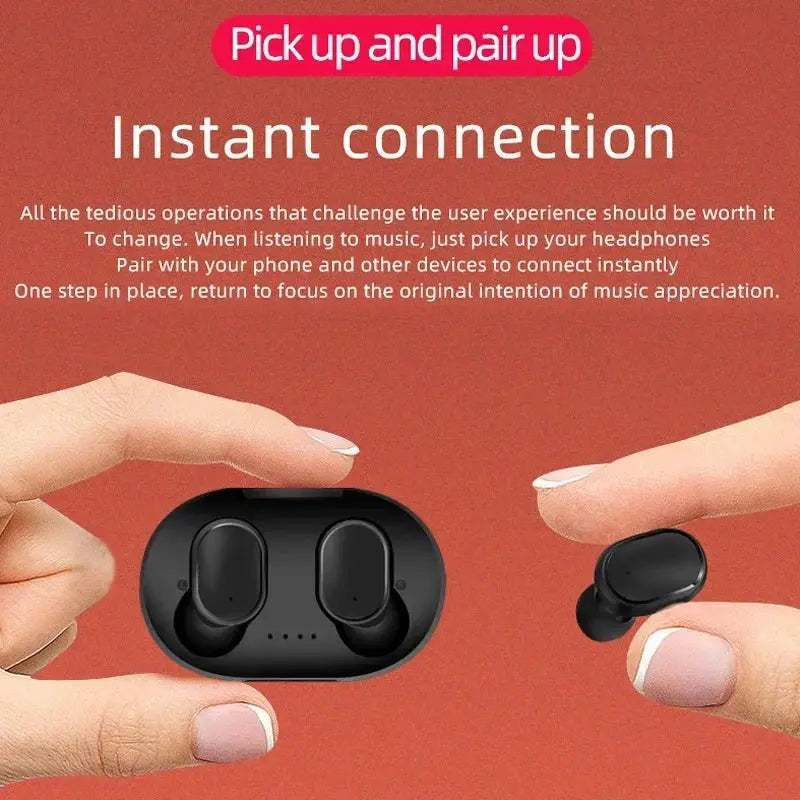 Original A6S TWS Headset True Wireless Bluetooth Earphones With Active Noise Cancellation For Sport And Daily Use
