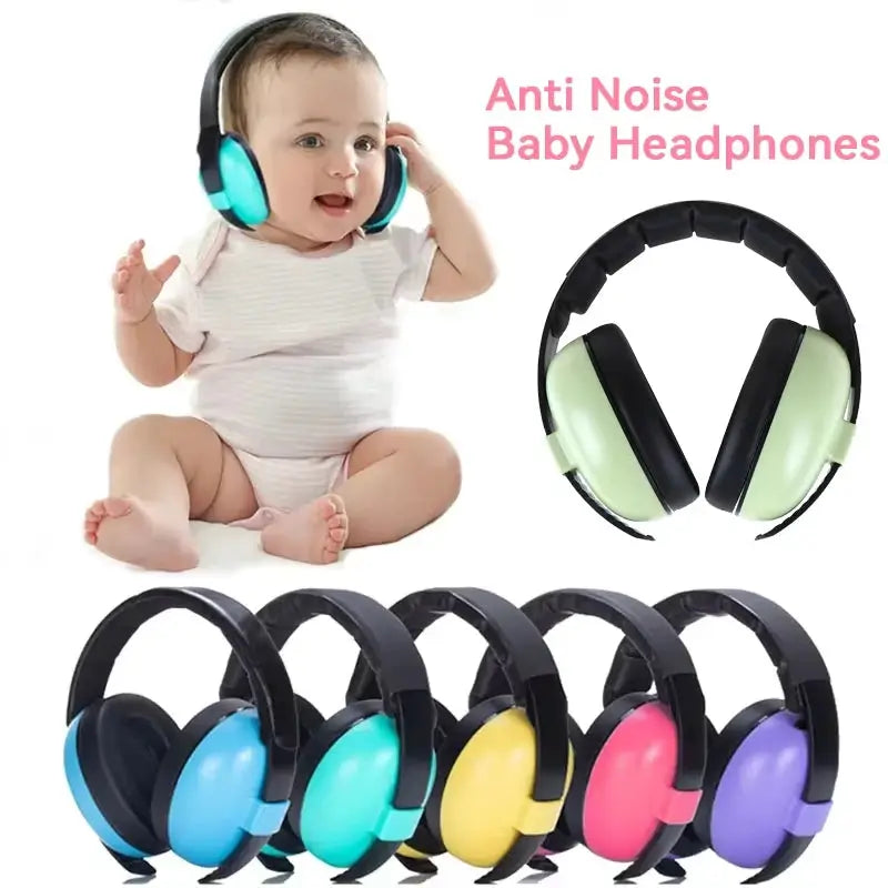 Baby Ear Protection Noise Cancelling Headphones 2 in 1 Convertible Design Earmuffs for Infants Sleep Aid
