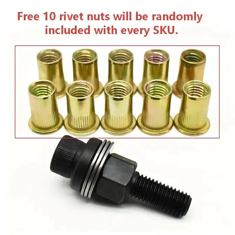 Home DIY Rivet Nut Gun M3 M4 M5 M6 M8 M10 M12 Hand Riveter Tool For Simple Installation Rivnut Accessory