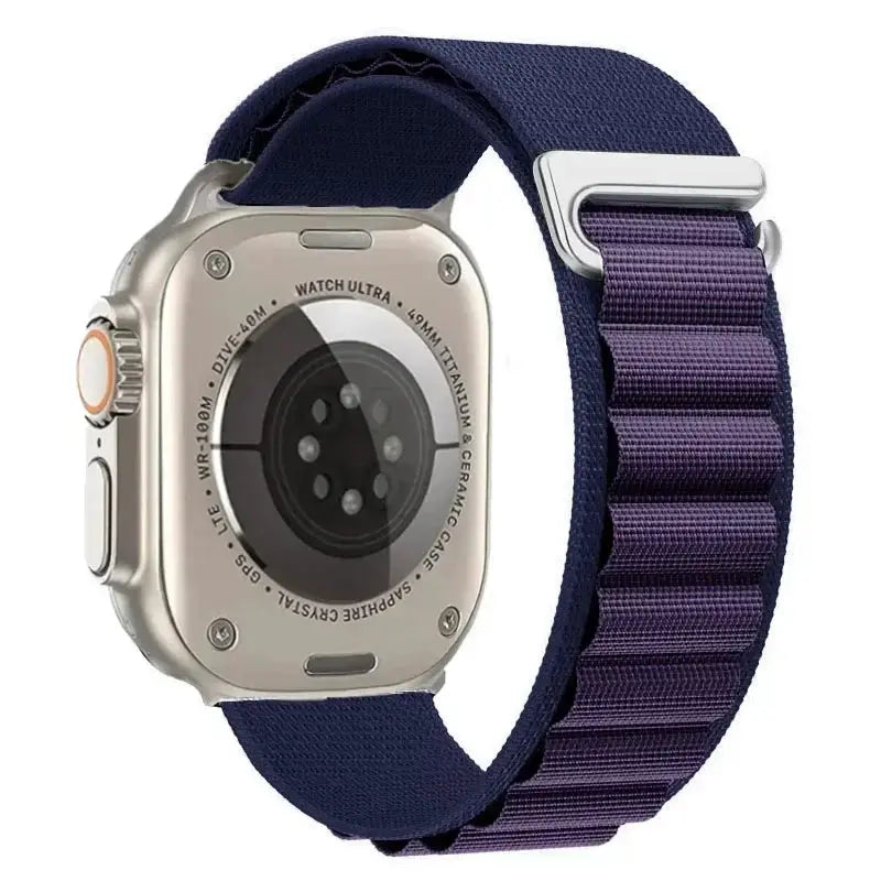 Alpine Loop Band for Apple Watch Ultra 49mm 11 10 9 8 7 46mm 42mm 45mm 41mm Nylon Wristband iWatch Series 6 5 4 SE 44 40mm Strap