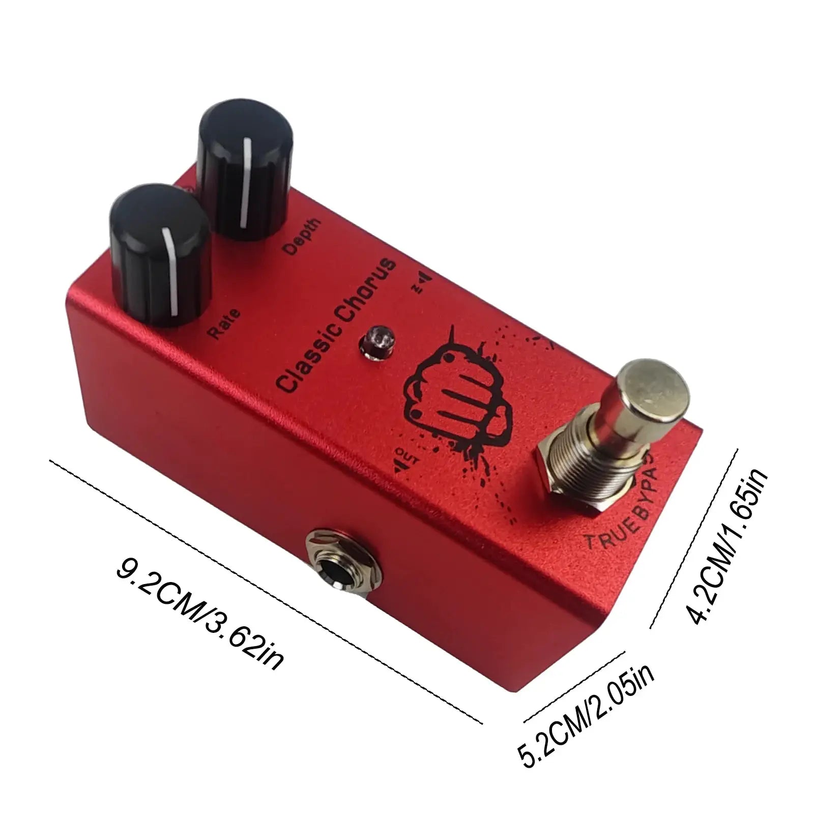 Mini Guitar Effects Pedal Multi Effects Overdrive Distortion Chorus Phase Delay Tremolo US Dream Vintage Metal Casing