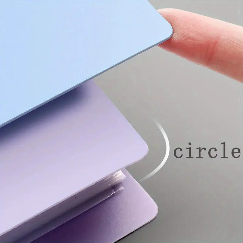 Document binder dividers by Simples Market, 3 pastel color dividers in blue, lavender, and purple