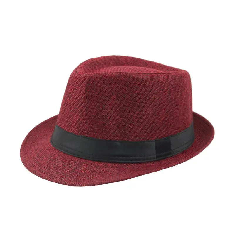 Unisex Wide Brim Straw Hat For Men And Women Summer Jazz Sun Cap Panama Fedora Outdoor Casual
