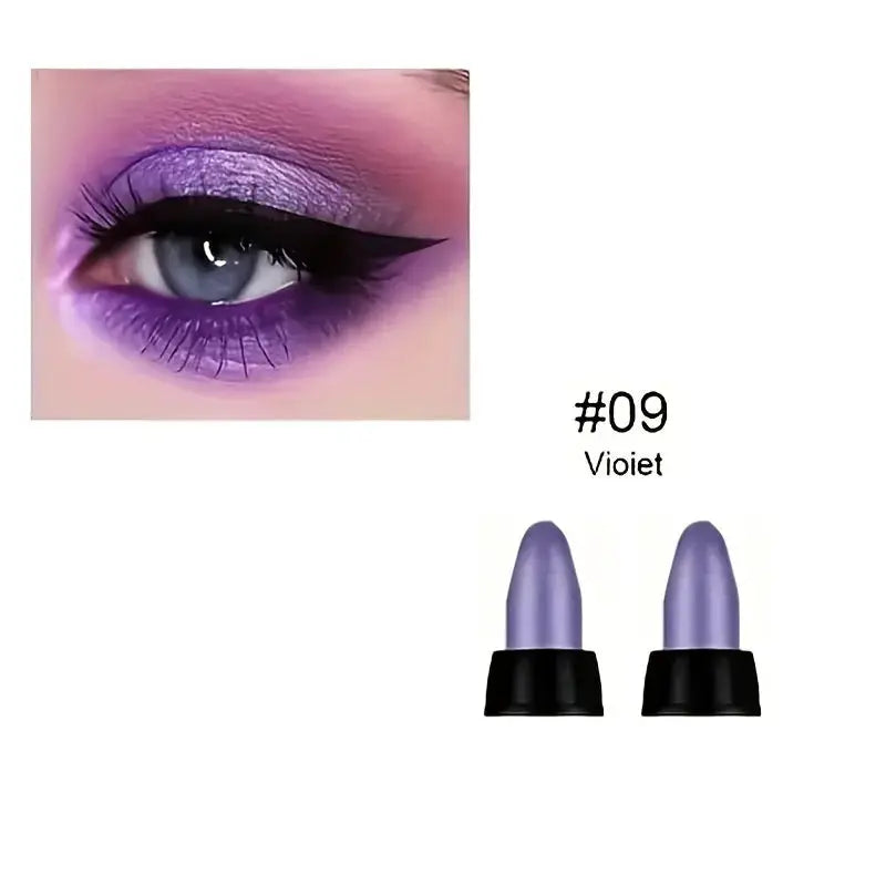 LustreLux 16 Colors Pearlescent Eyeliner Set Waterproof Long Lasting Glitter Eye Makeup