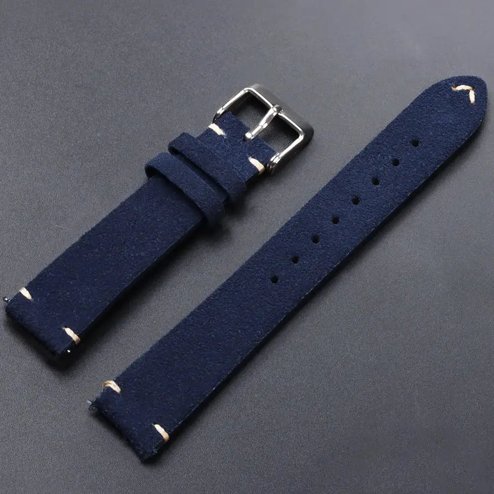 CalfskinCo Quick Release Suede Watch Strap For Seiko 18mm 20mm 22mm And Huawei GT3 GT4 14mm 16mm Calfskin Wristband