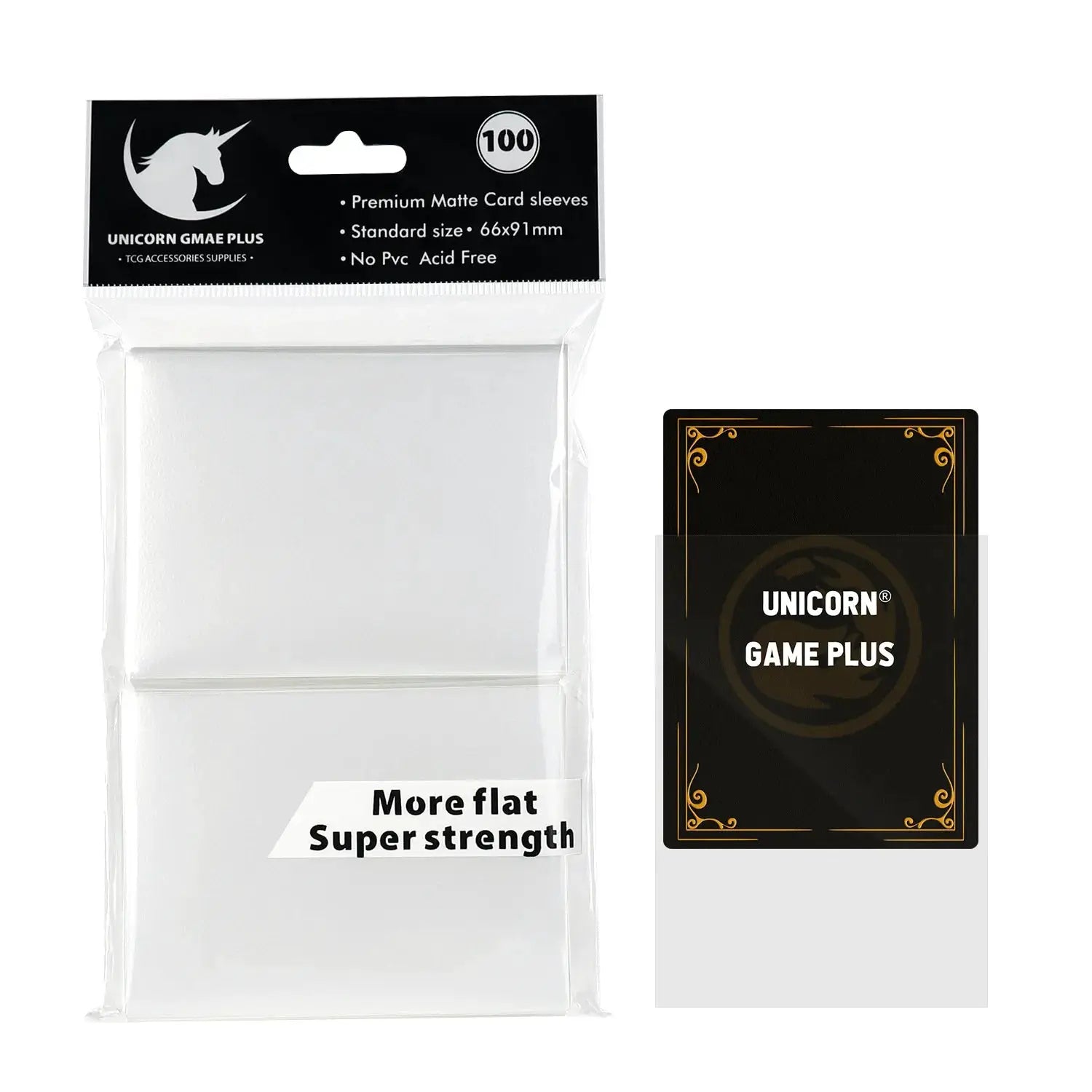 100 Pcs Matte 66x91mm Standard Size Card Sleeves For TCG Trading Cards Board Games Tarot Shield