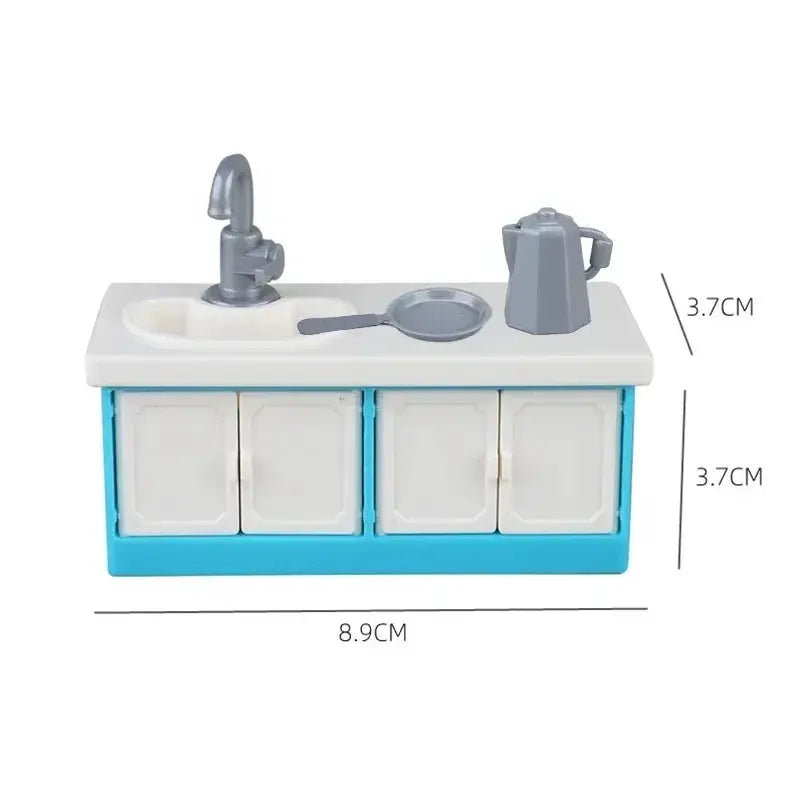 Big Building Blocks Play House Furniture Accessories Indoor Bed Compatible Large Bricks Assemble Toys For Kids Gift