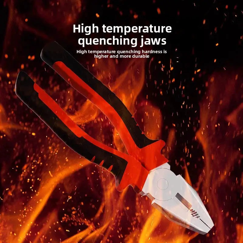 Electric Wire Pliers Large Opening Multifunction Tool For Cutting Twisting Gripping Metal Wires Heavy Duty