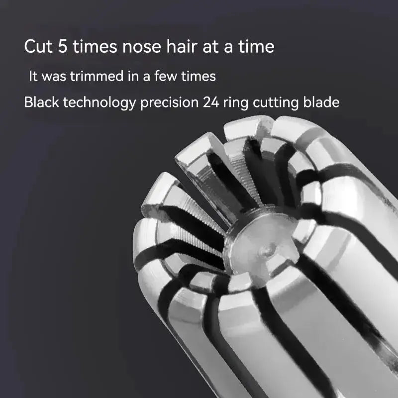 EverGroom Washable Portable Ear And Nose Hair Trimmer Stainless Steel Construction No Batteries Needed