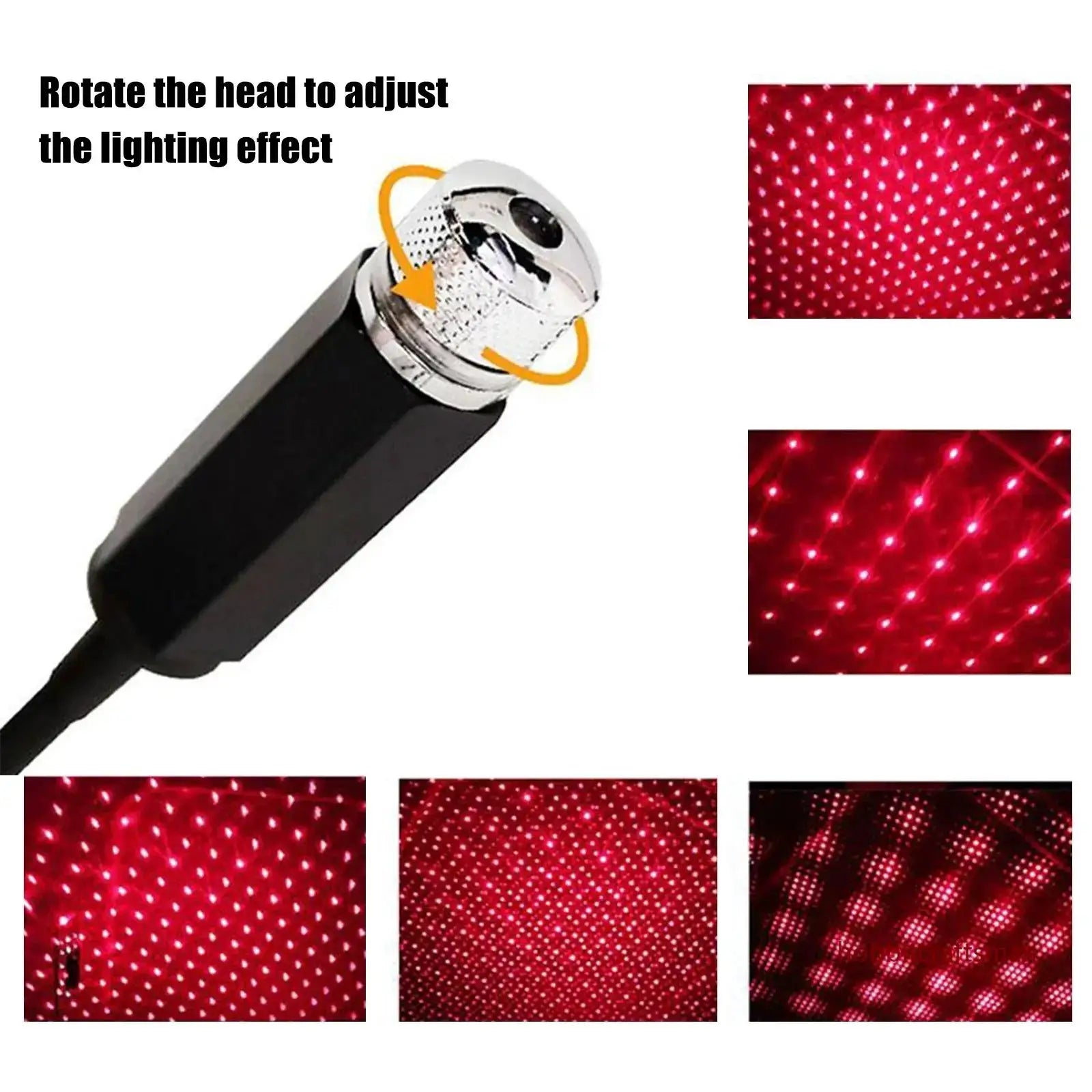 Mini LED Car Roof Star Night Light Projector USB Powered Galaxy Sky Ceiling Decor for Auto Roof and Room