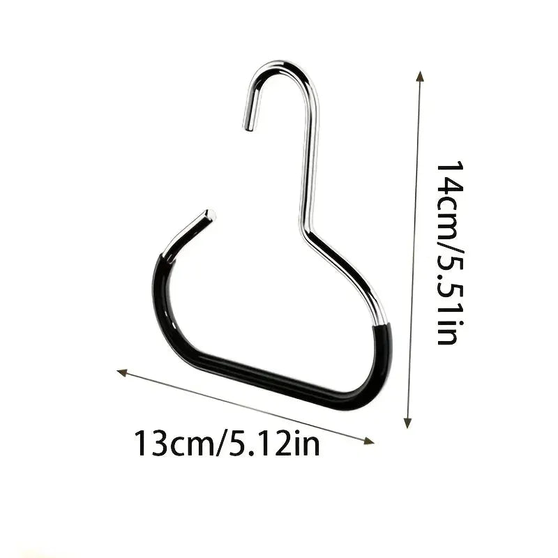 Versatile Round Hook For Hats Ties Scarves And Bags With Strong Load Bearing Non Deformable Construction
