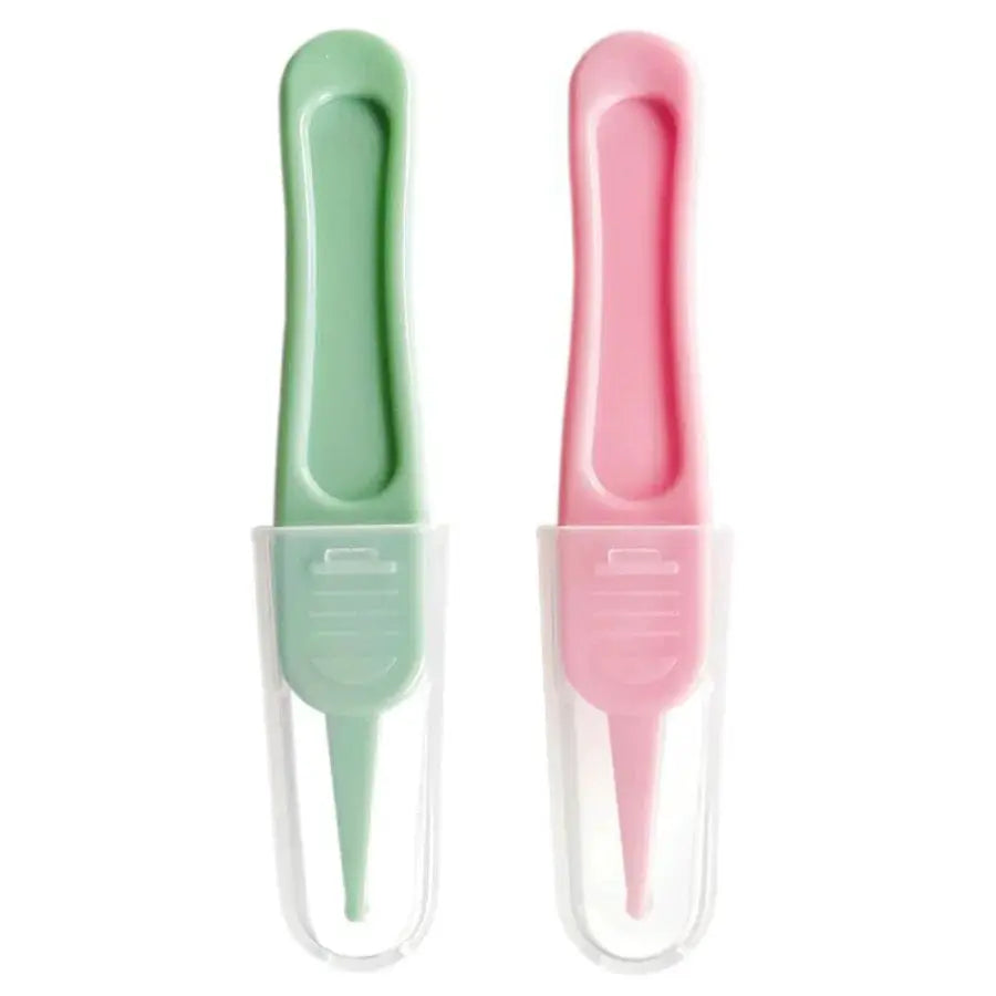 Baby Plastic Nose Cleaner Tweezers Safety Tool For Toddlers Nasal Cavity Care Supplies Baby Essentials