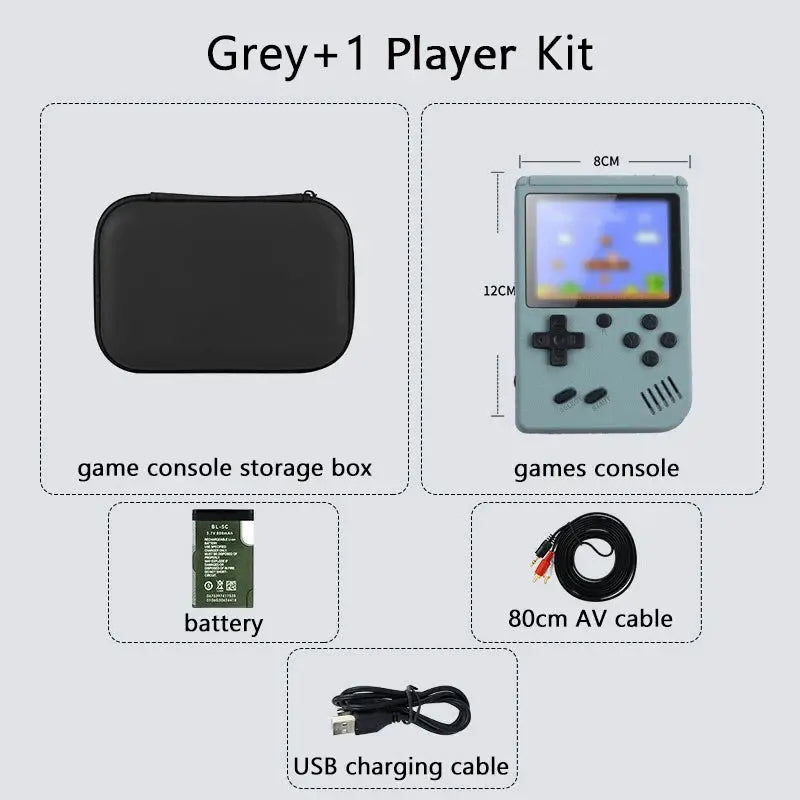 Handheld Game Console With 500 Plus Classic Games, Game Boy Emulator, TV Output, Rechargeable Battery For Kids