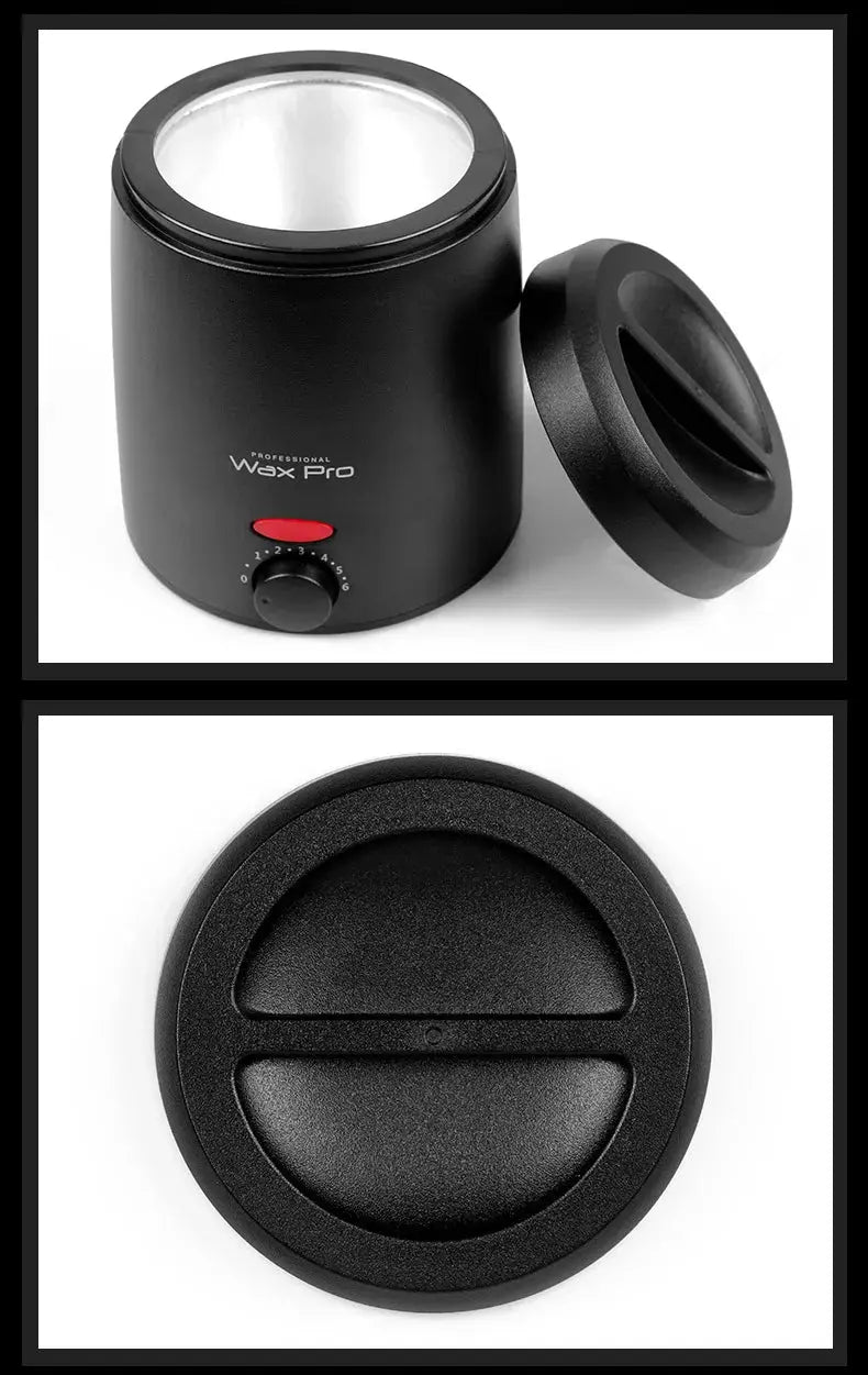 Wax warmer Simples Market black 200ml with lid and adjustable temperature dial