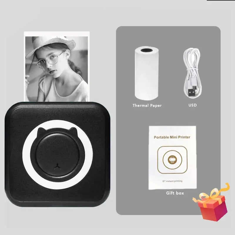 MINI Print 58mm Wireless Bluetooth Thermal Printer For Android IOS