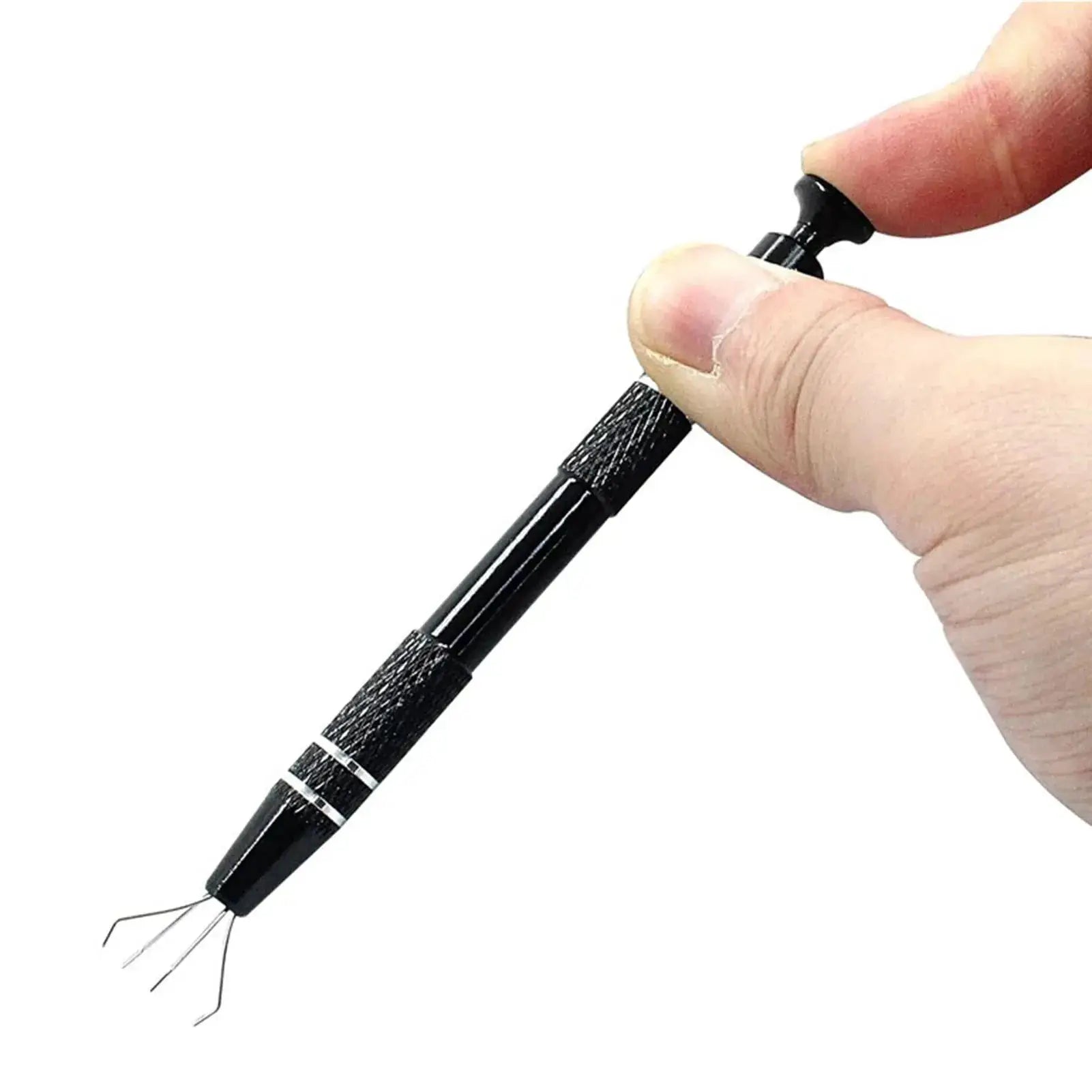 4 Claw Piercing Ball Grabber Tweezers Aluminum Alloy Mini Rhinestone Claw For Daily Maintenance Tools